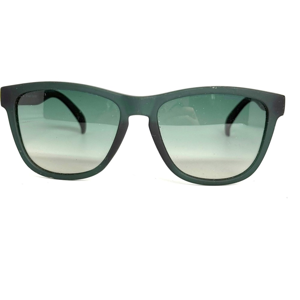 Goodr 90s Sedan Style Icon Sunglasses Matte Dark Green Square Frame 1K4